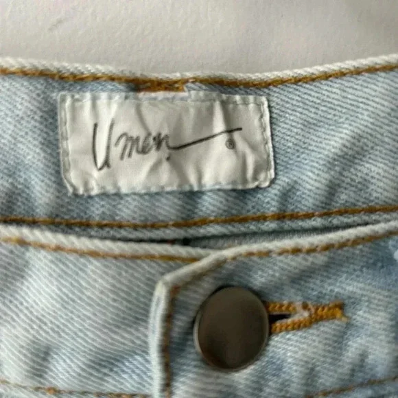 Vintage London Calling Jeans High Waist Tapered Light Wash Mom Jeans England - Picture 5 of 14